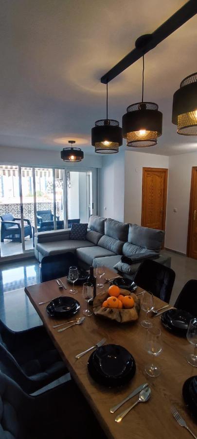 Bitacora Lux ,Comfortable Apartment 450 Meters From The Beach, Swimming Pool, 2 Air-Con ,Wi-Fi Playa de Gandia Buitenkant foto